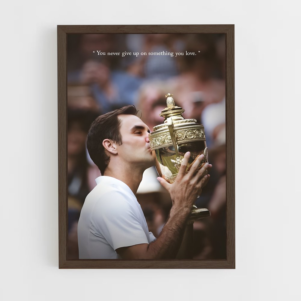 Poster Le Baiser de la Victoire – affiche Tennis (vue 5)